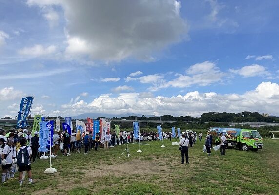 相模川クリーン推進運動が座間市で実施されました